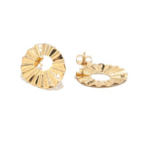 10pcs Golden Stainless Steel Post Stud Earrings for Dangle Earrings