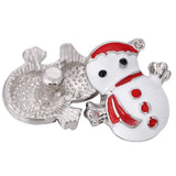 Christmas Snowman Snap Buttons for 18mm Snap Bracelet