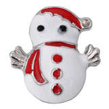 Christmas Snowman Snap Buttons for 18mm Snap Bracelet