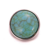 10pcs/lot Snap Button Charms for DIY Bracelet 18mm Gray 10colors