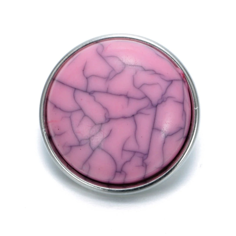 10pcs/lot Snap Button Charms for DIY Bracelet 18mm Gray 10colors