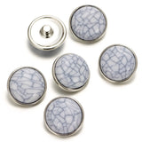 10pcs/lot Snap Button Charms for DIY Bracelet 18mm Gray 10colors
