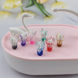 10pcs Chocolate Cake Ice Cream Resin Charms Earring Findings 3D Charm Food Penda