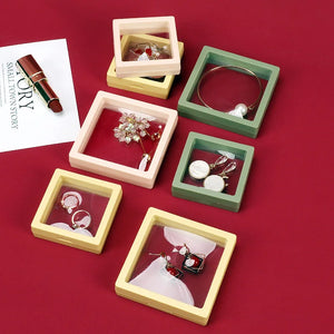 10pcs Colorful 3D Floating Frame Shadow Box Jewelry Display