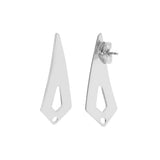 10pcs Stainless Steel Earring Posts Round Stud Findings