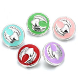 10pcs Snap Button DIY Mini Charms Metal Snaps Buttons 12mm