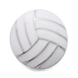 10pcs Sports Snap Jewelry 18mm Volleyball Football Snap Buttons Accessory