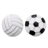 10pcs Sports Snap Jewelry 18mm Volleyball Football Snap Buttons Accessory