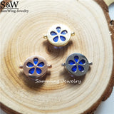 10pcs Turkish Eye CZ Charm, DIY Jewelry Inlay Eye Charms