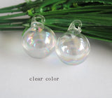 10pcs 20mm Glass Globe Soap Bubble Bottle Vial Charms