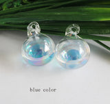 10pcs 20mm Glass Globe Soap Bubble Bottle Vial Charms