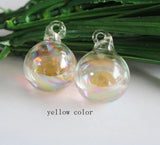 10pcs 20mm Glass Globe Soap Bubble Bottle Vial Charms