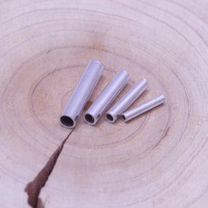 10pcs/lot 2mm Sterling Silver Crimp End Beads for Jewelry Making Findings