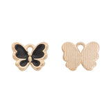 10pcs Butterfly Charms Colorful Insect Pendant for DIY Earrings Bracelets