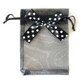 10pcs Organza Gift Bag Drawstring Pouches Bowknot Bags Wedding Christmas Candy