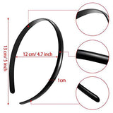 10pcs Plastic Headbands DIY Hair Bands for Girl and Woman