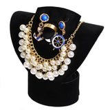 10pcs Portable Foldable Jewelry Display Stand Bust Rack