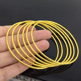10pcs Pure Bangle Bracelet for Women Wedding Bridal Jewelry