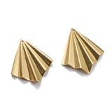 10pcs Raw Brass Leaf Charms Pendant For DIY Earrings