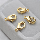 10pcs Real Plated Lobster Clasp 10/12MM DIY Bracelet Necklace Craft