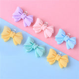 10pcs Resin Bowknot Charms Pendant DIY Jewelry Making C484