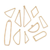 10pcs Alloy Rhombus Bezel Charms for Jewelry Making