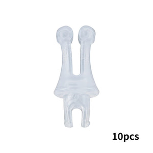 10pcs PTFE Flexible Clips for Piercing Jewelry Display