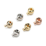 10pcs 3mm Round Copper Crimp Beads for Jewelry Making