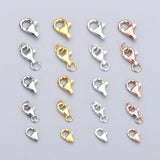 10pcs S925 Sterling Silver Water Drop Lobster Buckle DIY Jewelry Accessories