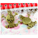 10pcs Skull Charms Pendant Antique Bronze Pirate Skull Pendants Jewelry Diy