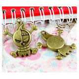10pcs Skull Charms Pendant Antique Bronze Pirate Skull Pendants Jewelry Diy