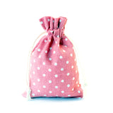 10pcs Small Cotton Bags 10x14cm Drawstring Pouch Linen Cotton Bag