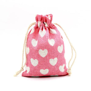 10pcs Small Cotton Bags 10x14cm Drawstring Gift Bag Wedding Party Favor Pouches