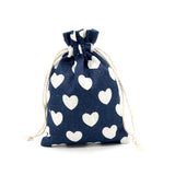 10pcs Small Cotton Bags 10x14cm Drawstring Gift Bag Wedding Party Favor Pouches