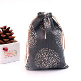 10pcs Small Cotton Bags 9x12cm Drawstring Gift Bag Pouches Wedding Party Favor