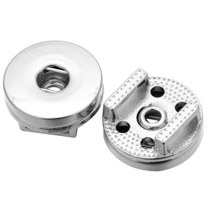10pcs 18mm Snap Button Accessories Metal Button for DIY Snap Bracelet Necklace