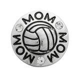10pcs Snap Jewelry Rhinestone Sport Snap Buttons Fit Snap Bracelet ZA149