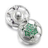 10pcs Snap Jewelry Tortoise Snap Buttons Fit 18mm Bracelets Alloy Button