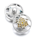 10pcs Snap Jewelry Tortoise Snap Buttons Fit 18mm Bracelets Alloy Button