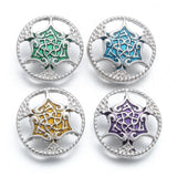 10pcs Snap Jewelry Tortoise Snap Buttons Fit 18mm Bracelets Alloy Button