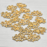 10pcs Spider Silver Crystal Rhinestone Charms Jewelry Earring Crafts