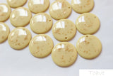 10pcs Macaron Circular Diamond Platinum Disc Lozenge Earring DIY Accessories