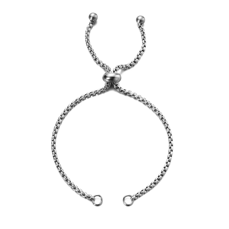 10pcs Stainless Steel Bracelet 5 colors for Jewelry Making