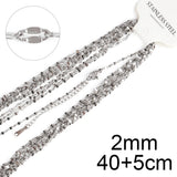 10pcs/lot Stainless Steel Chains With Lobster Clasp