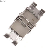 10pcs Stainless Steel Clasp Crimp Jaw Hook Watch Band Clasp