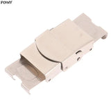 10pcs Stainless Steel Clasp Crimp Jaw Hook Watch Band Clasp