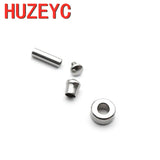 10pcs Stainless Steel End Beads Milan Rope Bracelet Clasp DIY Accessories