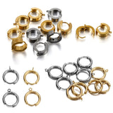 Stainless Steel Huggie Earring Hooks with Loop for DIY Jewelry Components
