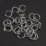 10pcs Stainless Steel Hoop Earrings 2.5mm 2.0mm Thick Men Women Colorful Circle
