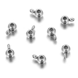 10pcs Stainless Steel Spacer Charm Beads for DIY Jewelry Making